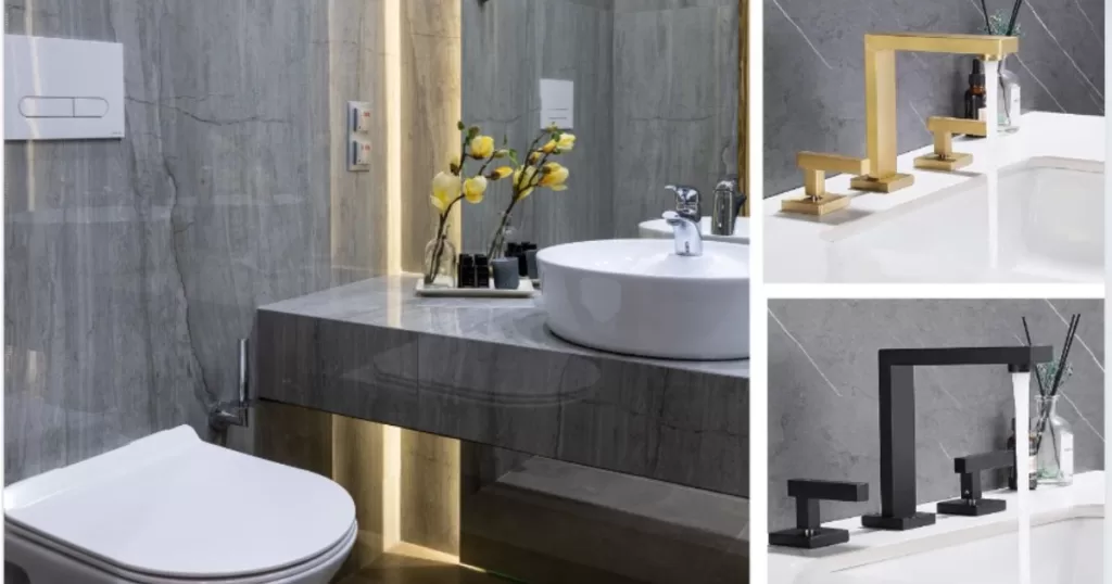 Exploring how to make your bathroom look expensive without remodelling then upgrade bathroom fixtures.