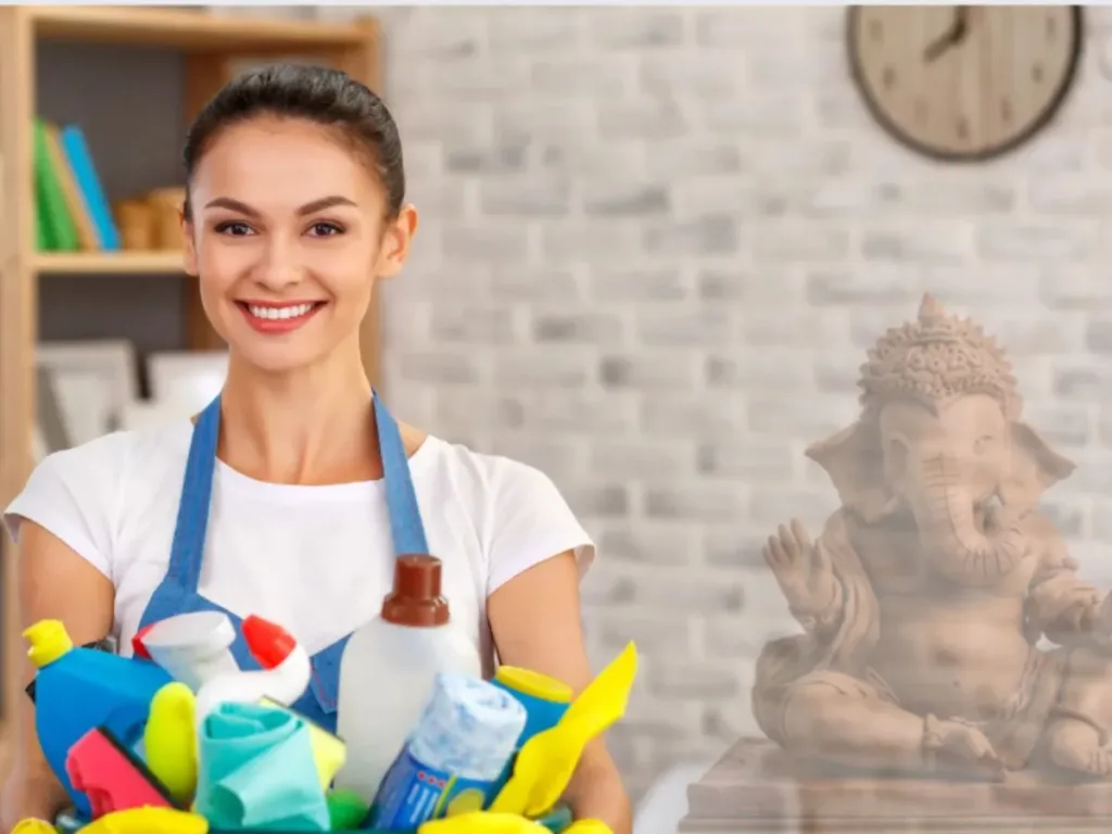 Cleaning and Decluttering as a part of Ganesh Chaturthi 2023 preparations