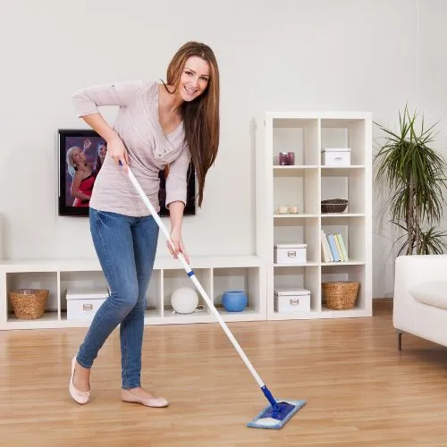 You can sweep and mop SPC flooring.