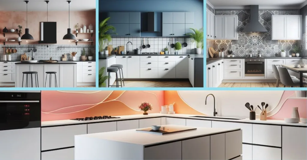 trendy white kitchen cabinets with twist