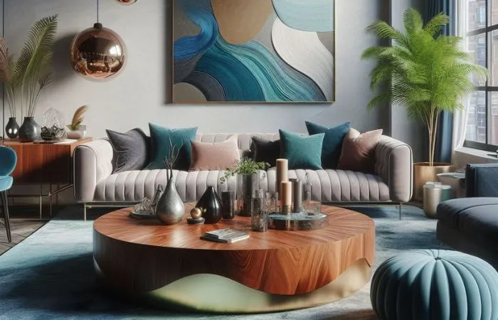 Feature image of a living room with a stylish centre table