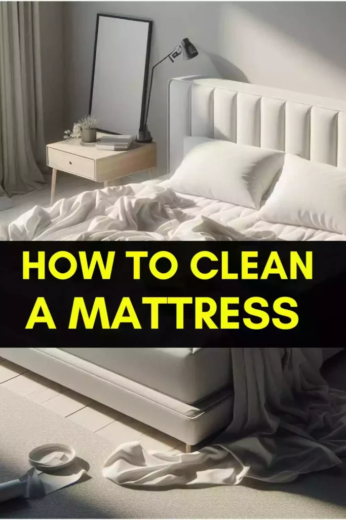 HOW TO CLEAN YOUR MATRESS