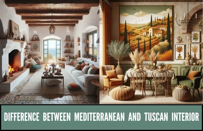 difference between mediterranean and Tuscan interior