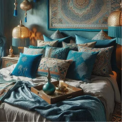 Moroccan style bedroom