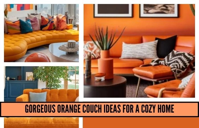 Orange sofa ideas