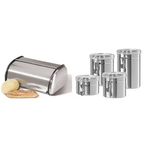 stainless steel containers for coffee bar