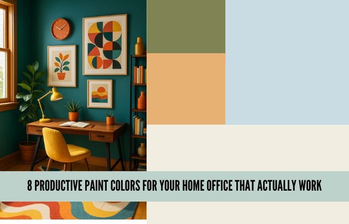8 Paint Colors to Boost Productivity When Working from Home
