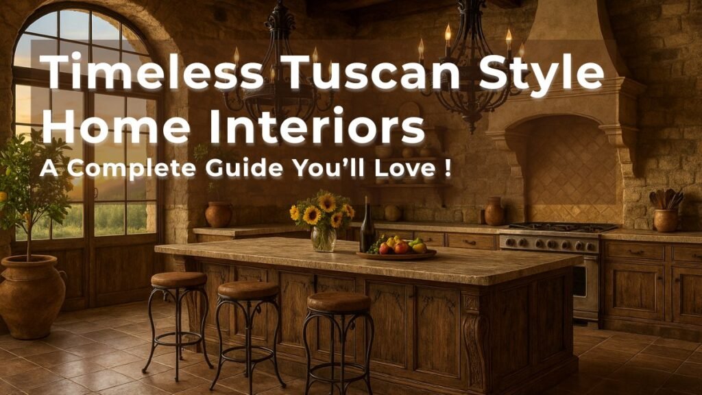Top 10 Tips For Tuscan Style Home Interior Design | Cozy Haven Tales