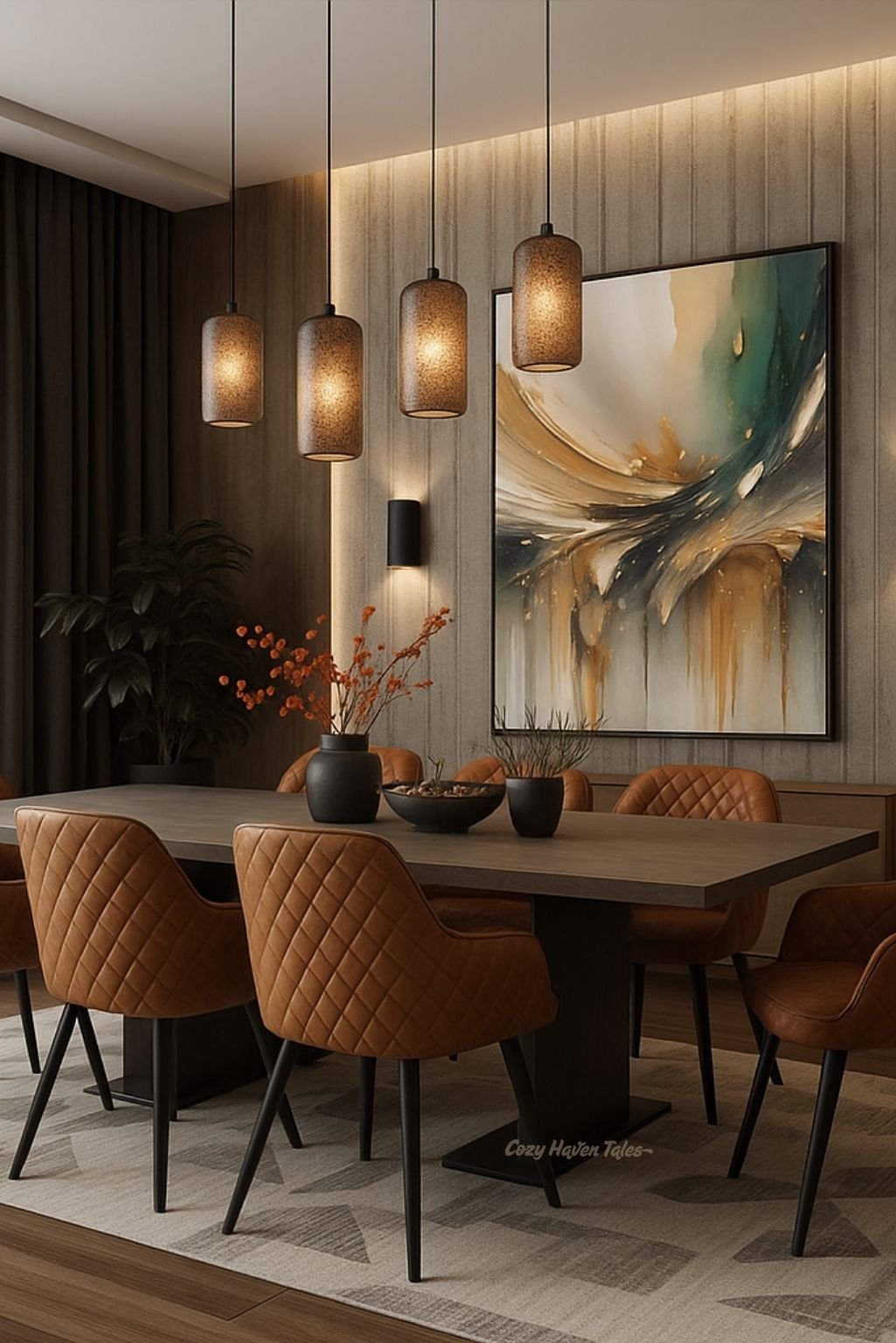 Interior design lighting examples using ambient, task, and accent lights