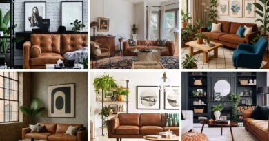Explore this inspiring collage of tan sofa living room ideas—featuring a mix of modern, boho, and vintage styles with cozy textures, lush plants, and curated wall art that make tan sofas the perfect foundation for any interior.