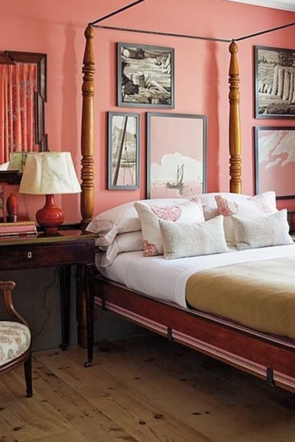 🧡 Classic Elegance with Orange Color Bedroom Ideas