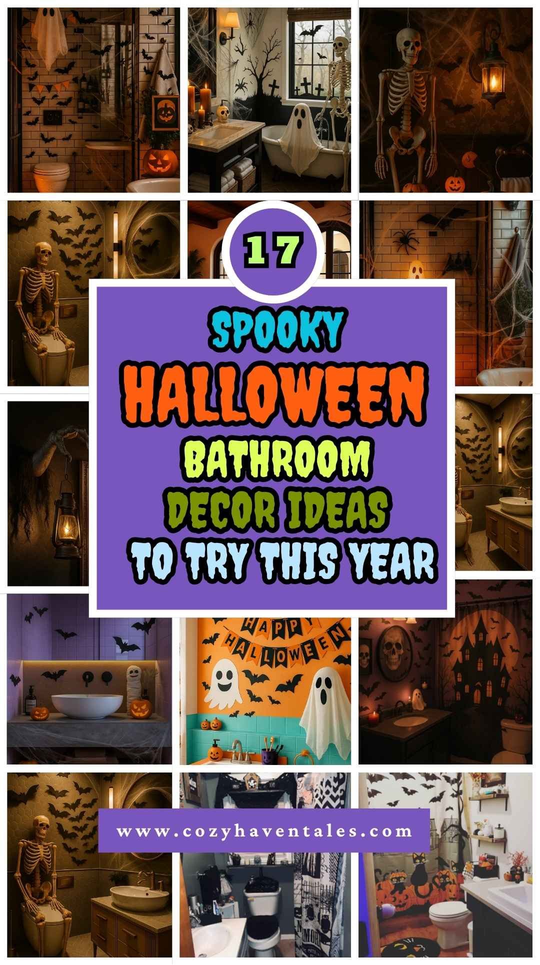 17 Spooky Halloween Bathroom Decor Ideas to Try This Year