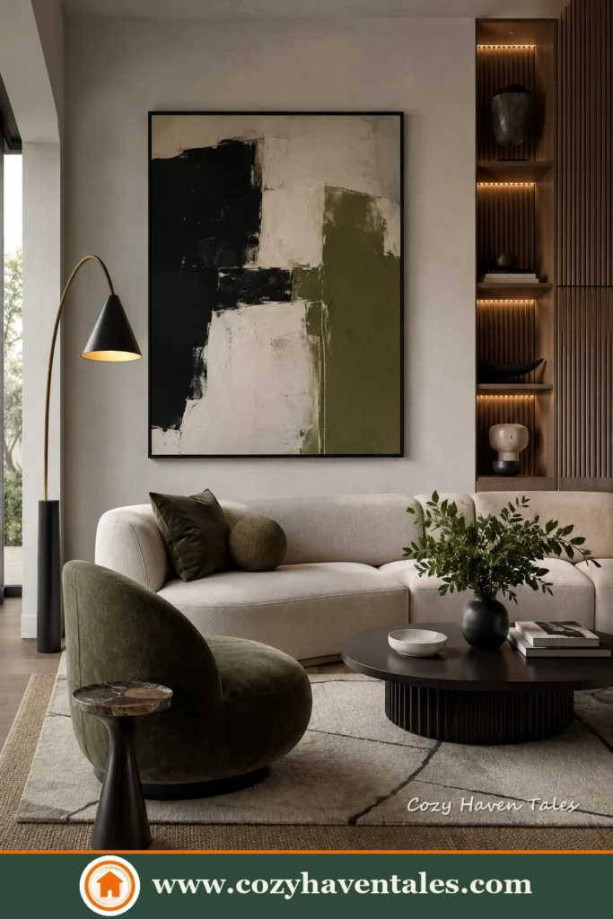 Fresh contemporary modern living room ideas with a inviting interior showing texture, tone and balance