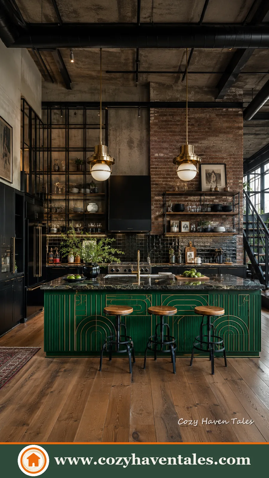 cozy interior showing natural light and warm materials
